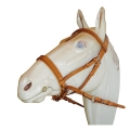 Marjoman Cross Under Leather Bitless Bridle